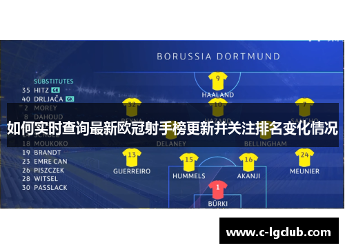 如何实时查询最新欧冠射手榜更新并关注排名变化情况 如何实时查询最新欧冠射手榜更新并关注排名变化情况